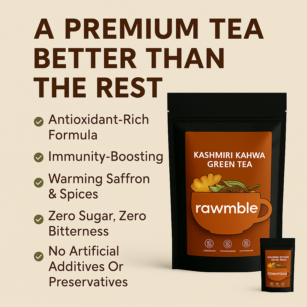 Kashmiri Kahwa Herbal Green Tea