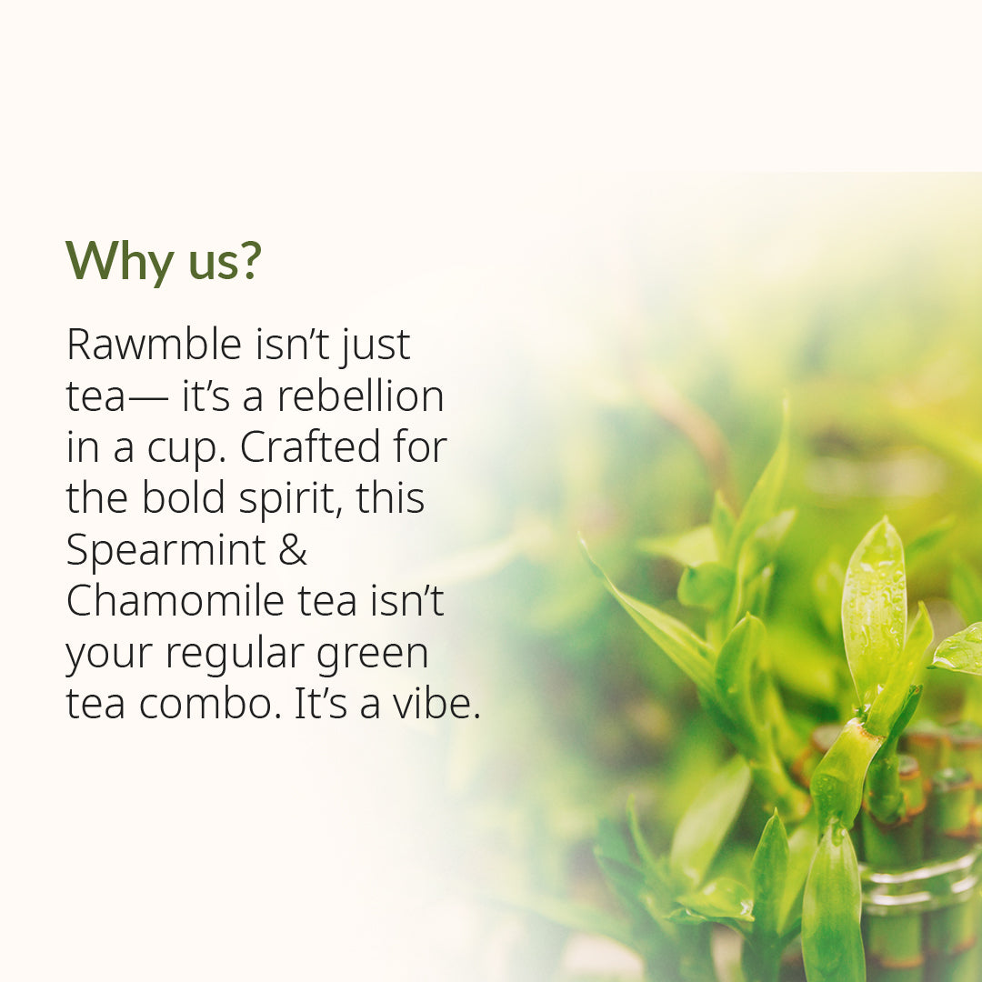 Chamomile Green & Spearmint Green Tea