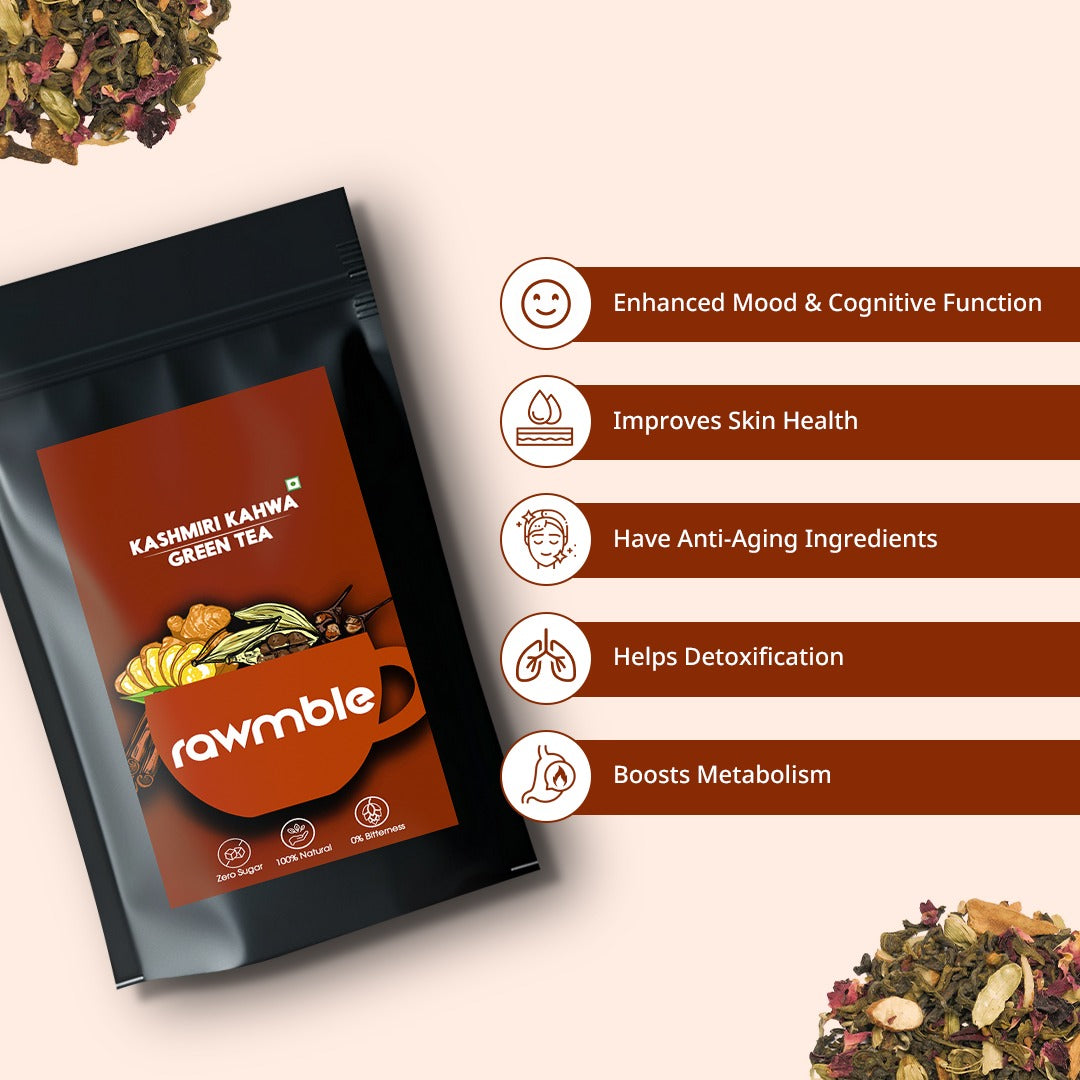 Kashmiri Kahwa Herbal Green Tea