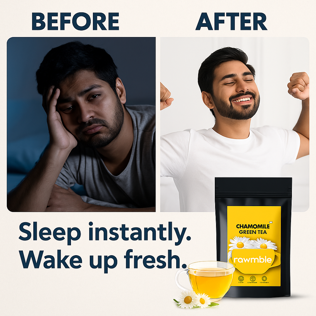 Chamomile Green Tea | Improve Your Sleep Quality | Reduce Anxiety