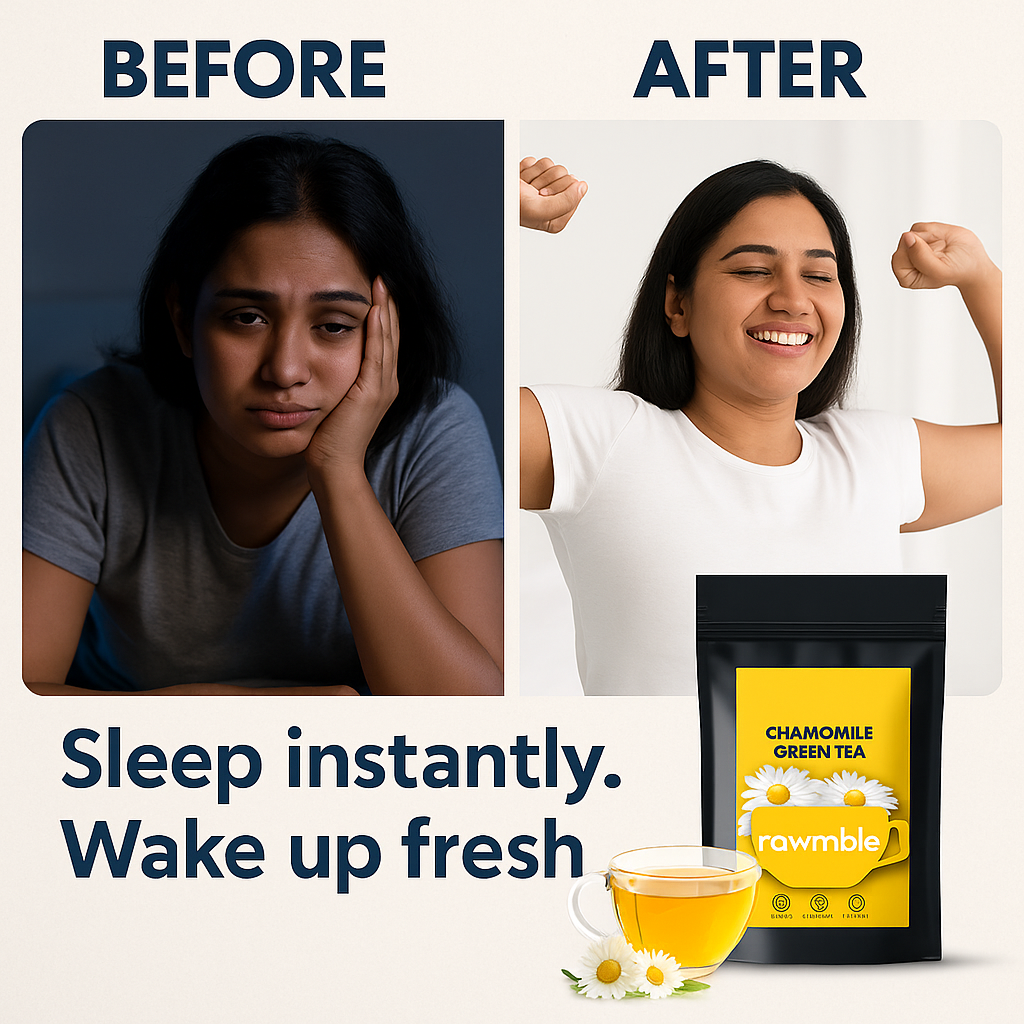 Chamomile Green Tea | Improve Your Sleep Quality | Reduce Anxiety