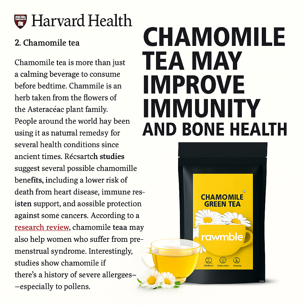 Chamomile Green Tea | Improve Your Sleep Quality | Reduce Anxiety