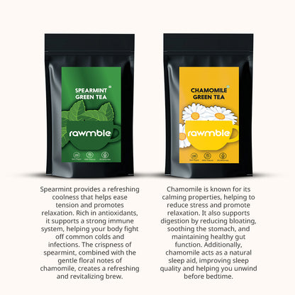 Chamomile Green & Spearmint Green Tea